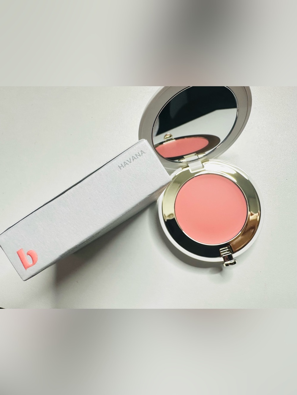 beautycounter Havana Cream Blush — Peach Pink